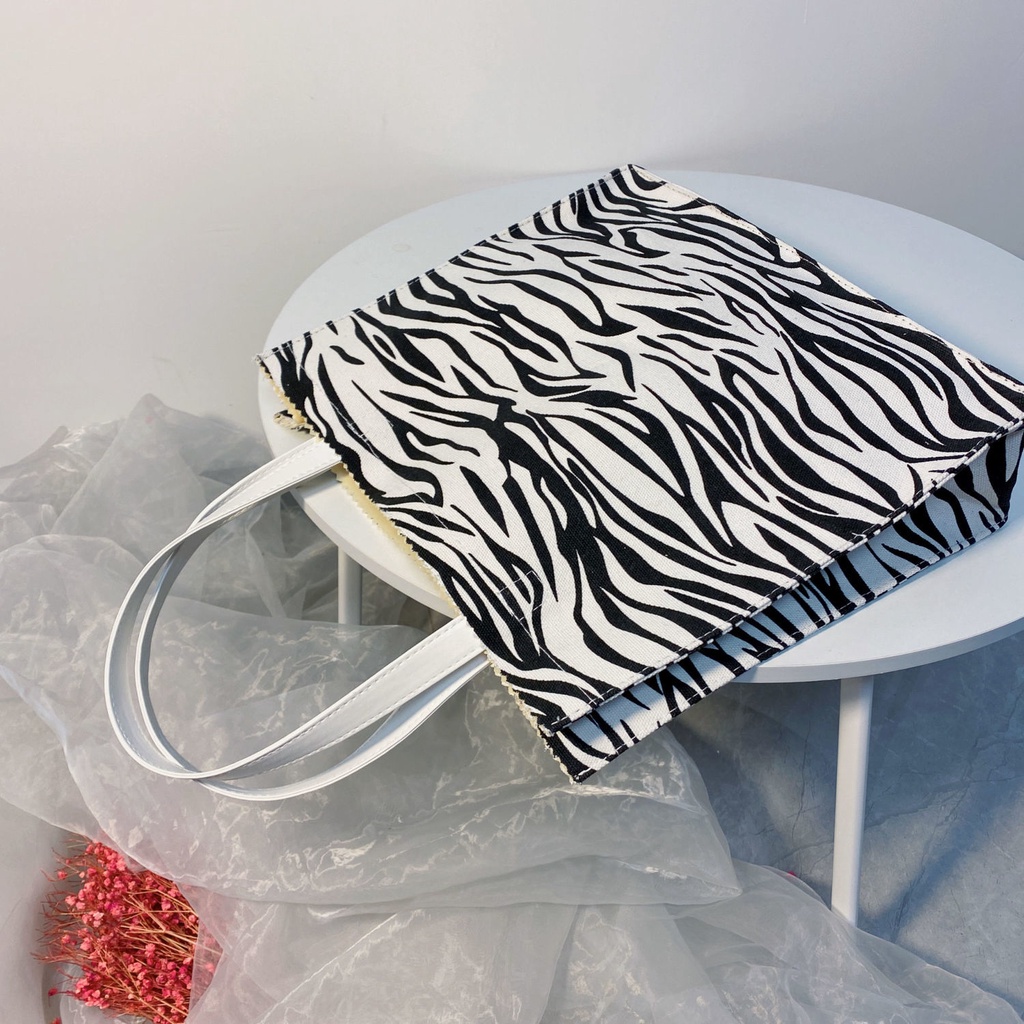 Túi Vải Canvas Mềm In Họa Tiết Phong Cách Harajuku Nhật Bản Cho Nữ