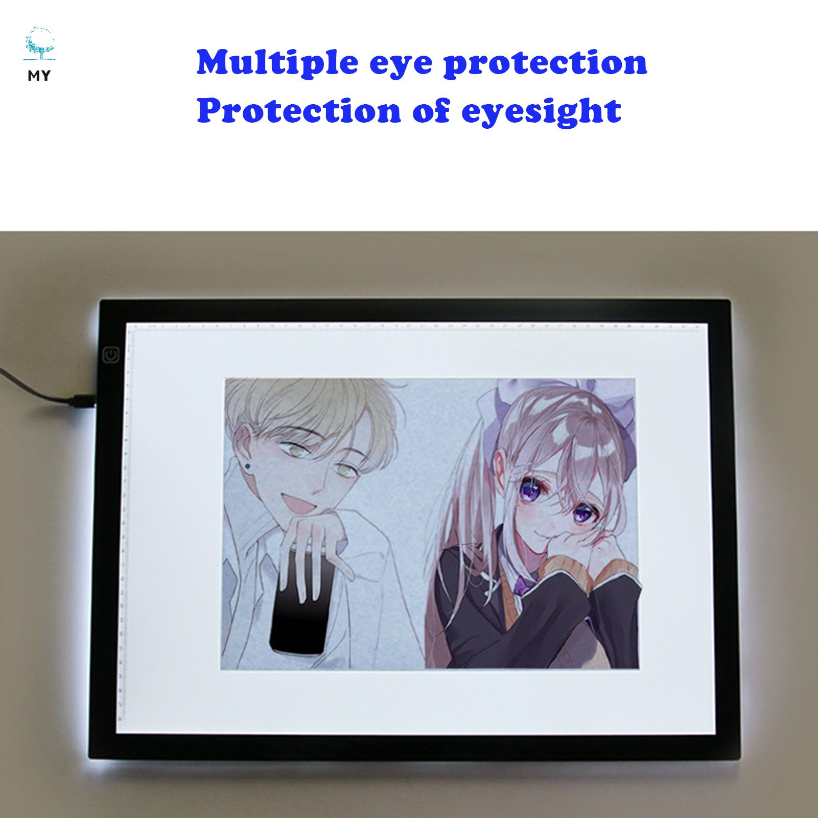 Bảng Vẽ Đèn Led Có Dây Sạc Usb