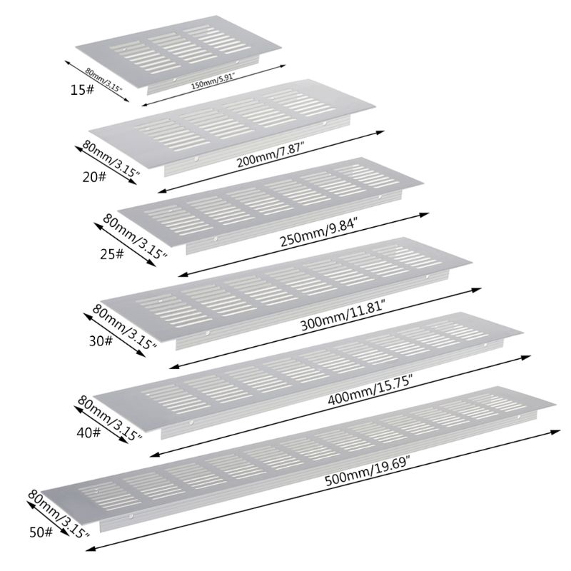 Aluminum Alloy Air Vent Perforated Sheet  Plate Ventilation Grille