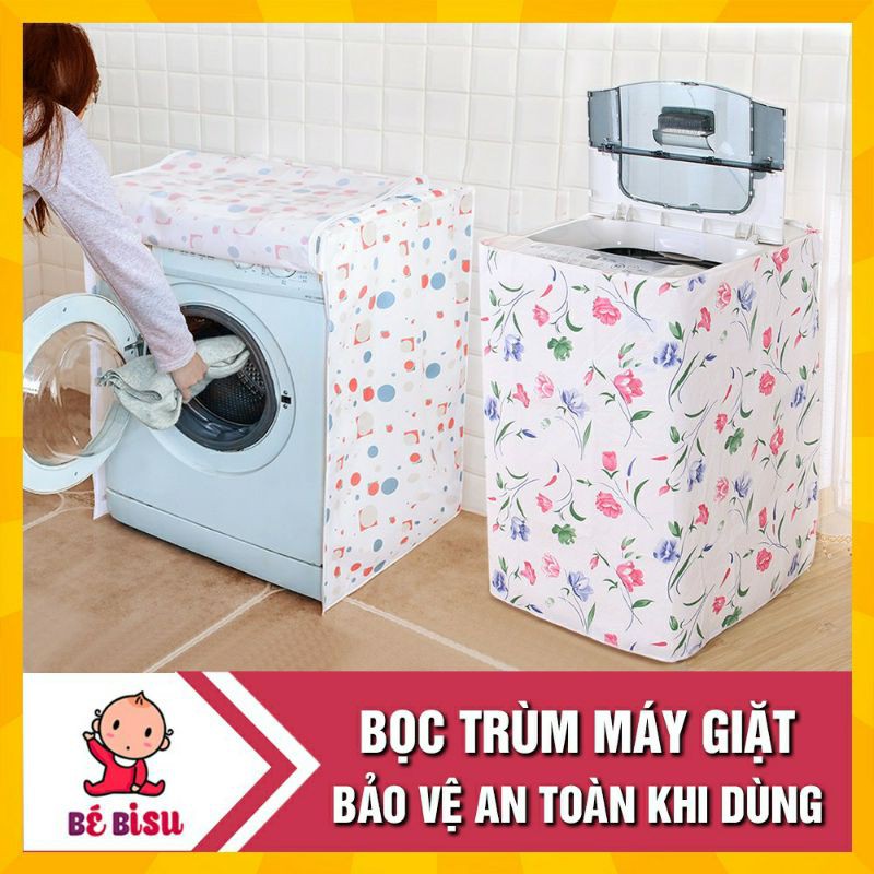 Bọc trùm máy giặt chống thấm ( 9_12kg) loại dày- Cửa đứng, ngang
