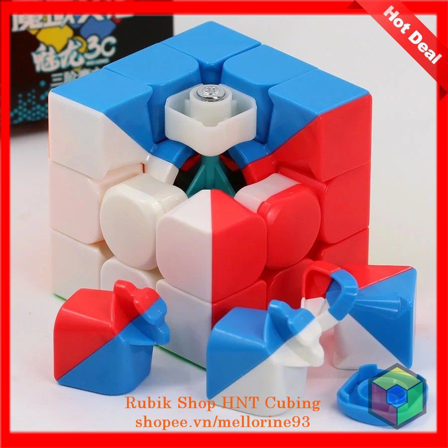 Rubik 3x3x3 MoYu MeiLong Stickerless không viền, tốc độ