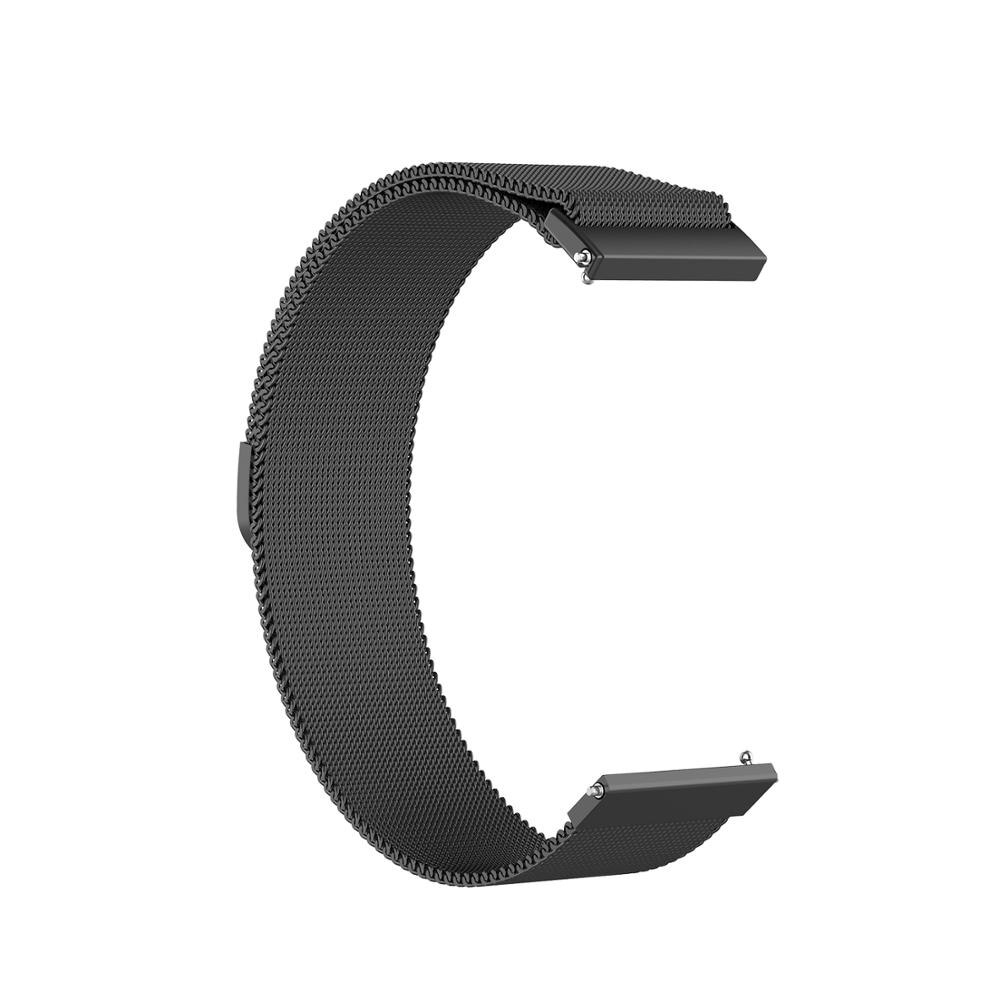 Dây Đeo Thay Thế Bằng Thép Không Gỉ Dạng Lưới Từ Tính Cho Garmin Vivoactive 4s