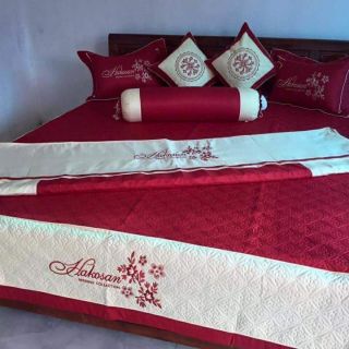 Trọn bộ Satin  7 món Hakosan cao cấp