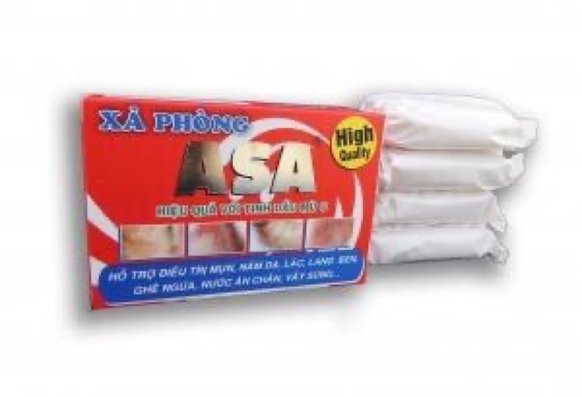 Xà phòng ASA: mụn, ghẻ, nám da, á sừng...(1 hộp 4 cục) | BigBuy360 - bigbuy360.vn