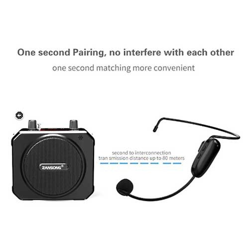 LOA TRỢ GIẢNG ZANSONG M80 / BLUETOOTH 4.2 / KÈM MIC KO DÂY