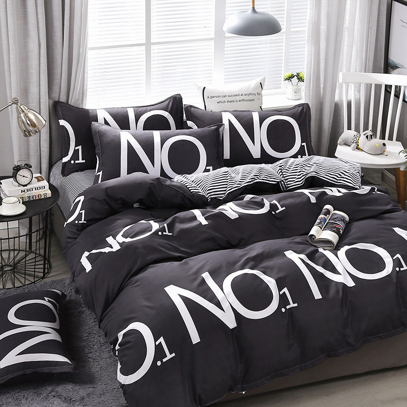 Bộ Chăn Ga Và Vỏ Gối 4 Trong 1 Chất Liệu Cotton 2 Trong 1