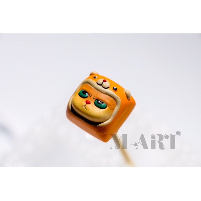 Keycap - Nút Bàn Phím Gaming - Nút Bàn Phím Cơ Mặt Mèo Hờn Dỗi  - Cáo Lửa - KC022