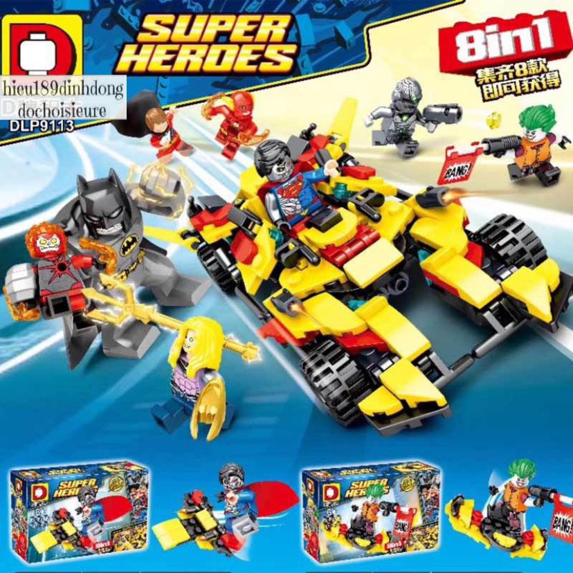 Lắp ráp xếp hình siêu anh hùng 9113