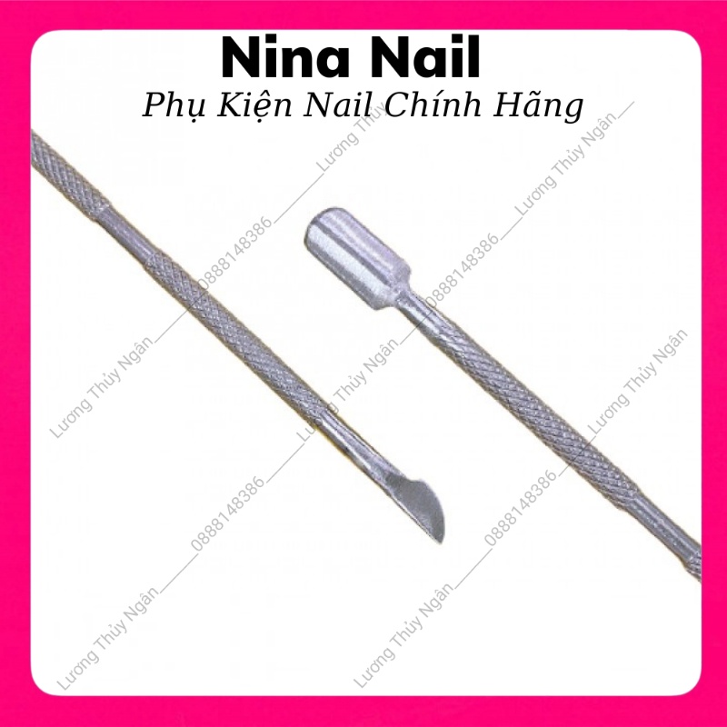 Cây Đẩy Da Chết Móng Tay 100% Thép Không Gỉ Siêu Bền