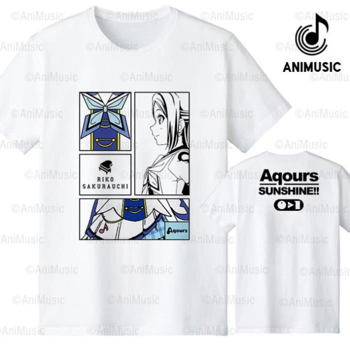GIÁ XƯỞNG Áo thun Love Live Sunshine Aqours Riko ngắn tay