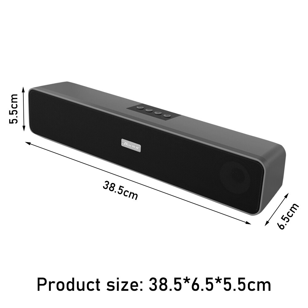 Loa Bluetooth Bonks N2 Bass Cực mạnh, Nghe Nhạc 8D kết nối USB, TF 32Gb, Pin Trâu - Tặng Kèm jack 3.5mm