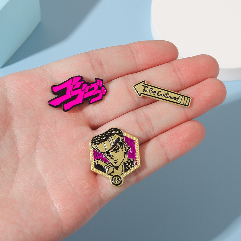 Pin cài áo nhân vật trong các bộ manga anime nổi tiếng Nhật Bản Neon Genesis Evangelion JoJo's Bizarre Adventure - GC498