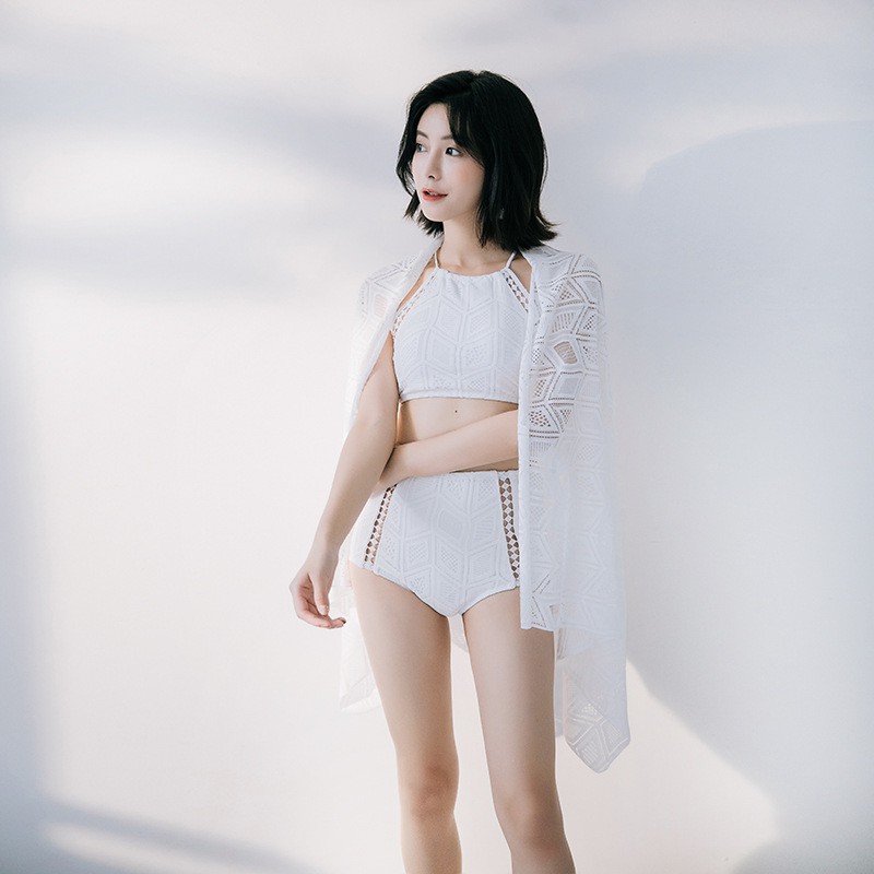 Đồ bơi 2 mảnh [TẶNG kèm khăn] bikini kín đáo đồ bơi nữ | BigBuy360 - bigbuy360.vn