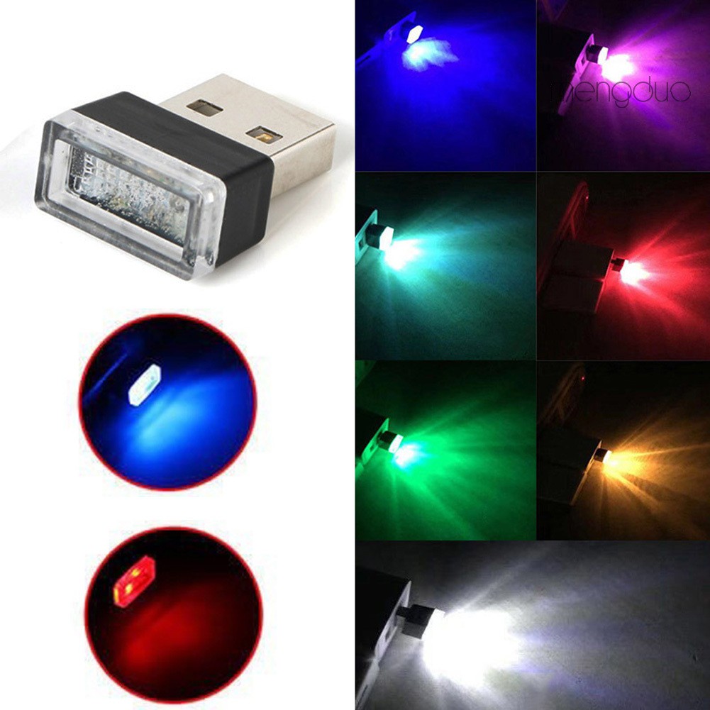 Đèn Led Usb Trang Trí Nội Thất Xe Hơi Tiện Dụng