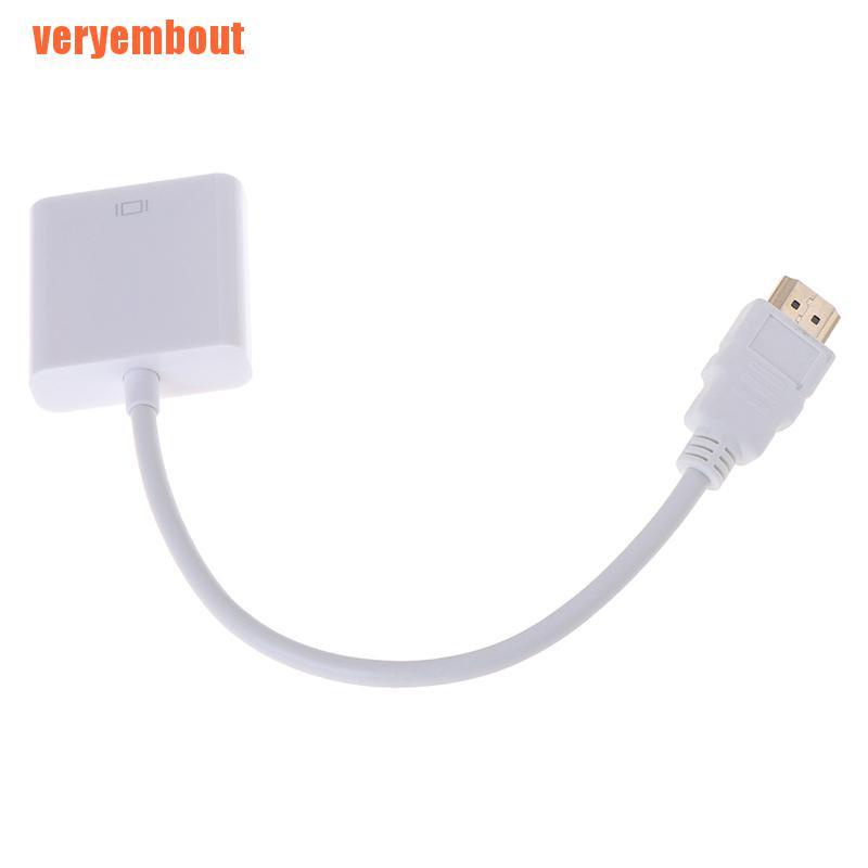 1 Đầu Chuyển Đổi Hdmi Sang Vga Hd 1080p Màu Trắng | BigBuy360 - bigbuy360.vn