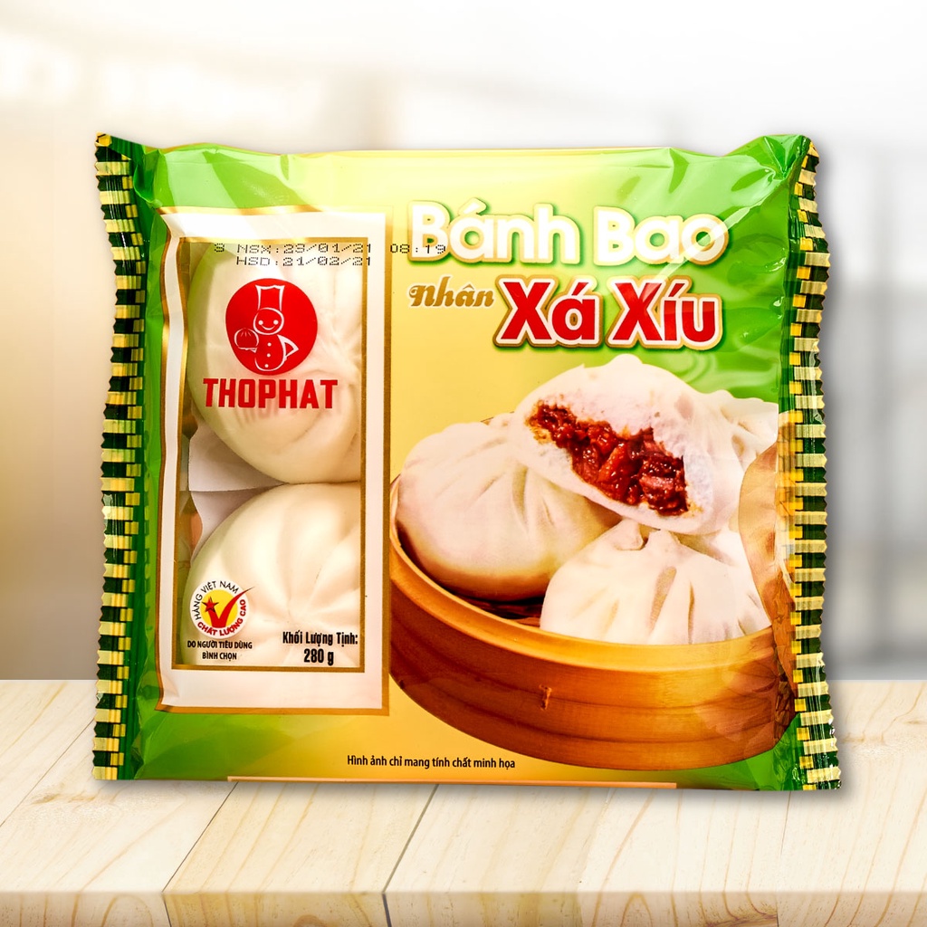 Bánh Bao Nhân Xá Xíu THỌ PHÁT FOOD 280gr