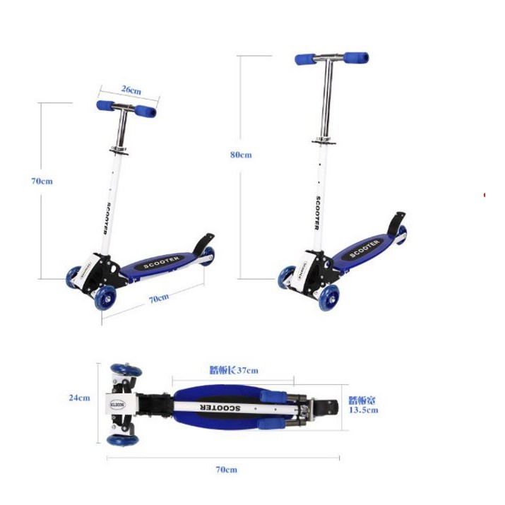 Xe scooter trẻ em, xe thể thao ,2 bánh,đồ chơi vận động cho trẻ YÊUNHÀ_SHOP-GD302