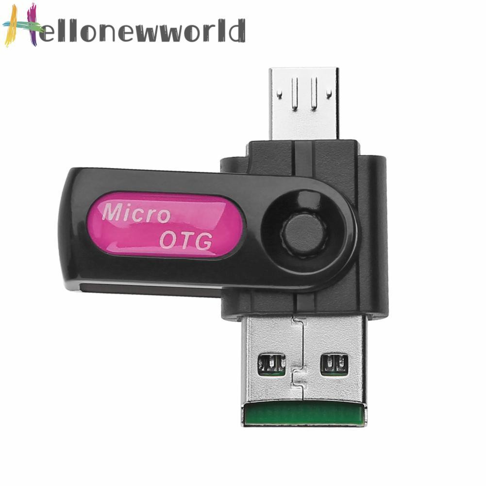 Đầu Đọc Thẻ Nhớ Usb Otg Tf Sd 2 Trong 1