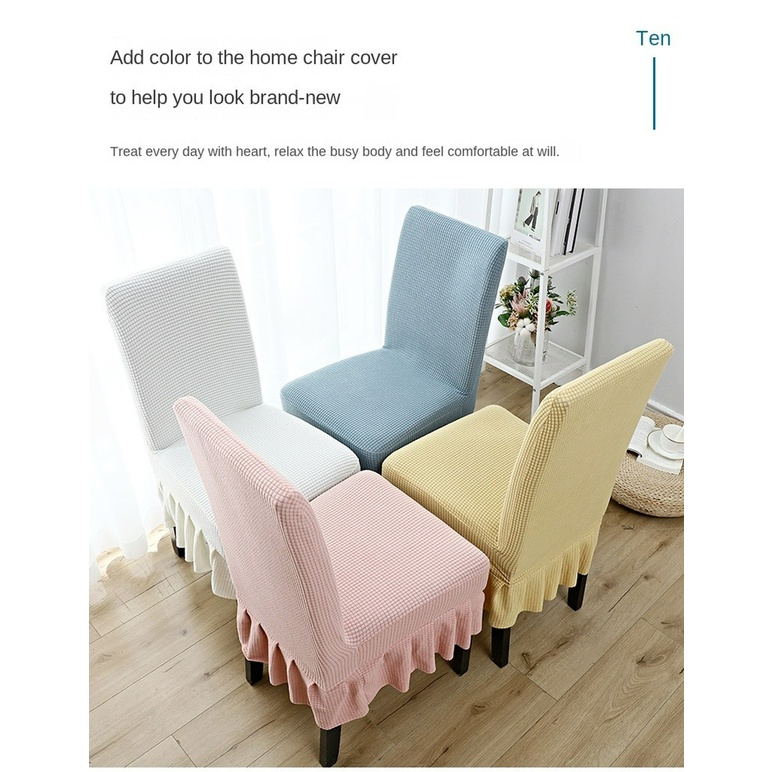 Vỏ Bọc Ghế Ngồi Bàn Ăn Co Giãn Độc Đáo Trang Trí Nhà Cửa/ Tiệc Cưới