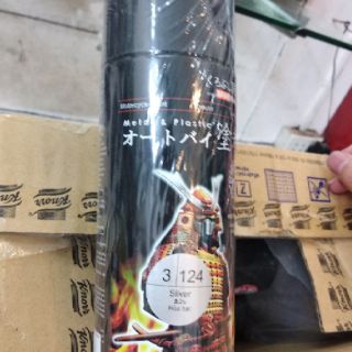 Sơn xịt xe máy samurai đỏ candy