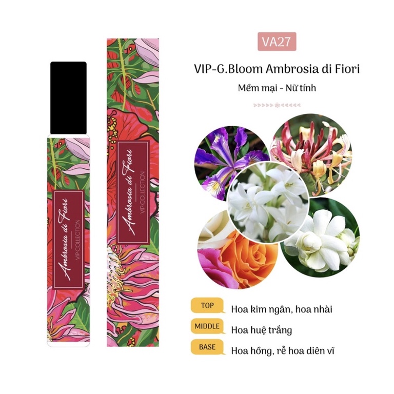Bloom Ambrosia Di Fiori Tinh Dầu Nước Hoa Pháp By JAYDEN BOUTIQUE