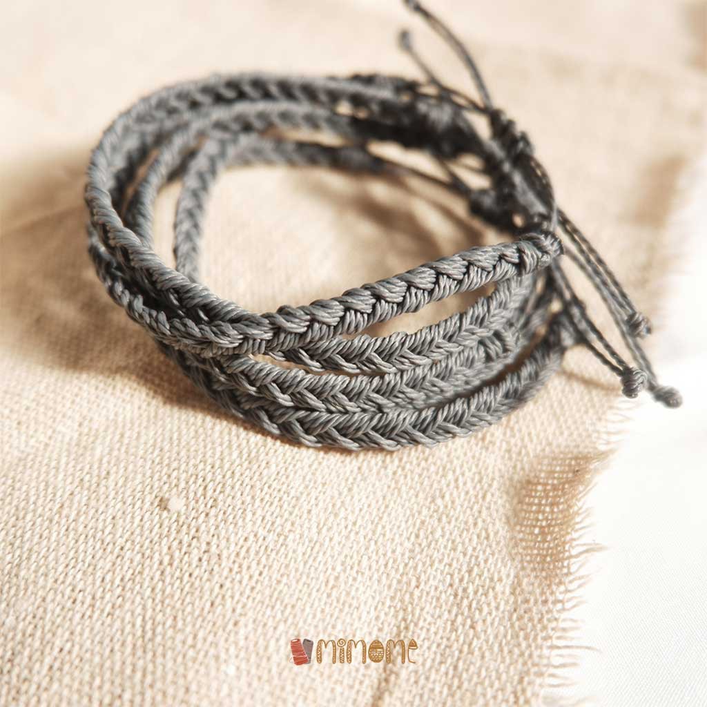 Vòng bính waterproof màu xám