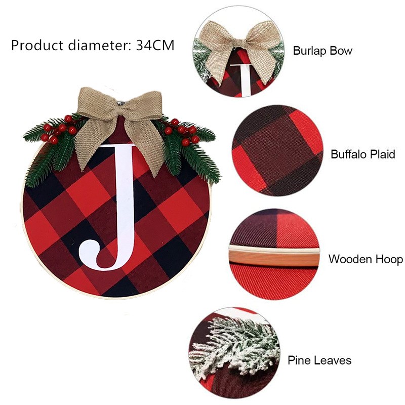 Vòng Hoa Treo Cầu Thang Trang Trí Giáng Sinh