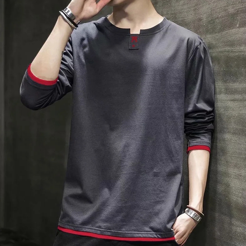 Áo thun nam dài tay M-3XL hiện có 5 màu | BigBuy360 - bigbuy360.vn
