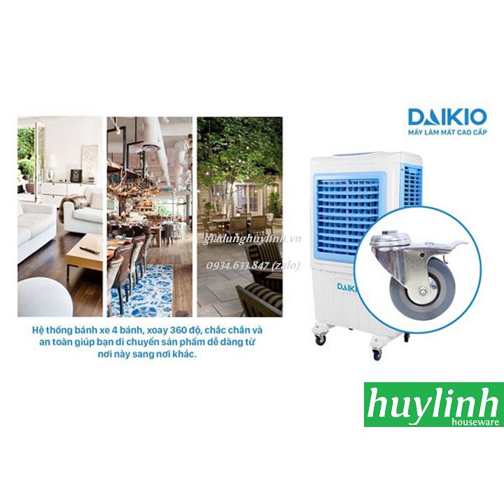 Freeship Máy làm mát cao cấp Daikio DKA-05000B (DK-5000B) - Có Remote (30 - 40m2)