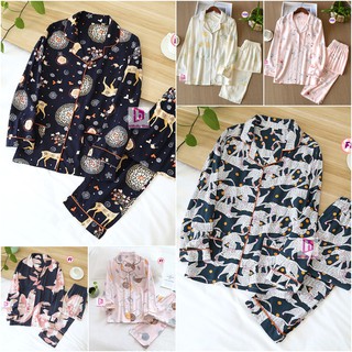 Pijama Lanh Lụa mềm mát F1