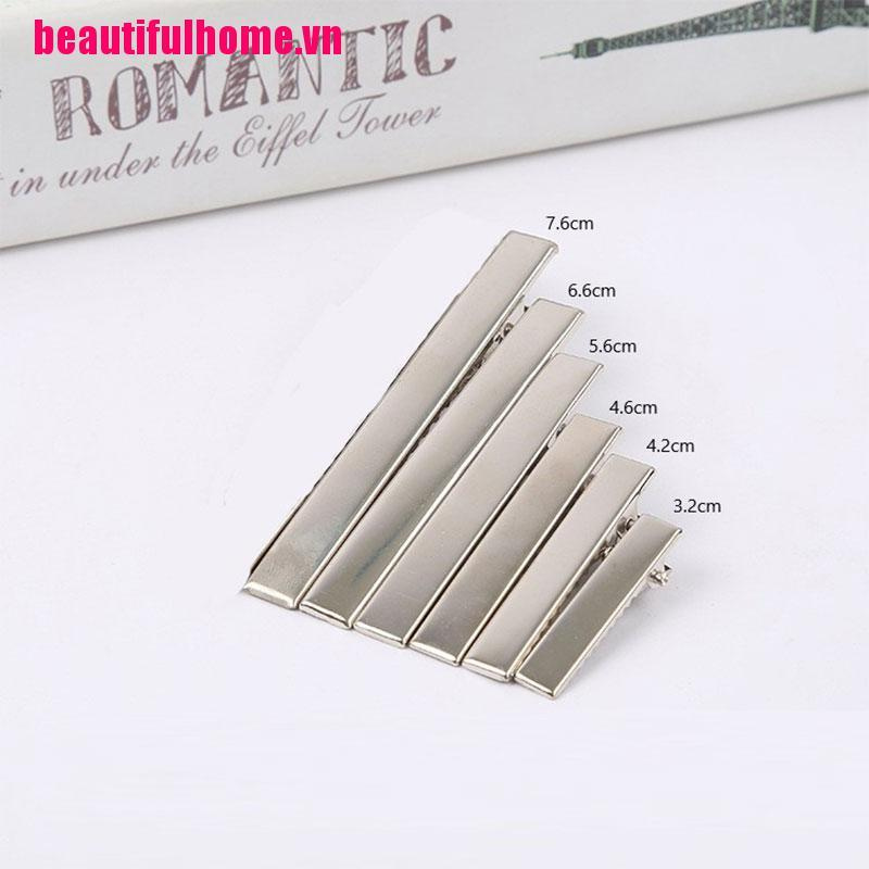 50 Kẹp Tóc Cá Sấu Bằng Kim Loại