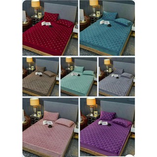 THẢM TRẢI GIƯỜNG MUJI SIÊU CẤP MẪU MỚI NĂM 2020 ( TẶNG KÈM 2 VỎ GỐI ) - hàng đẹp
