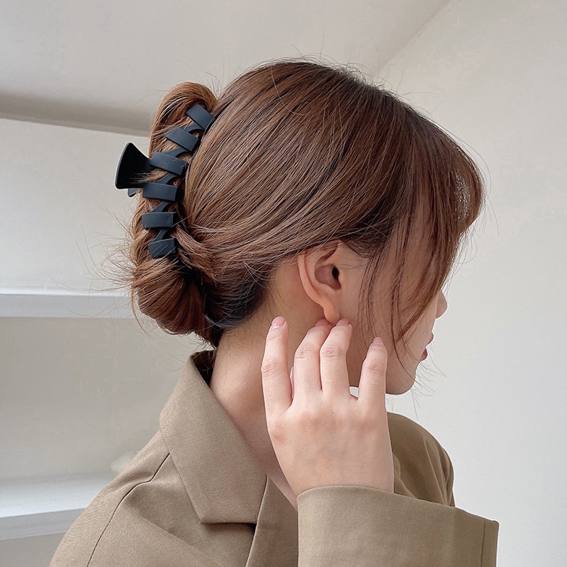 Kẹp Tóc Càng Cua Lớn Đơn Giản Thời Trang Hàn Quốc Cho Nữ