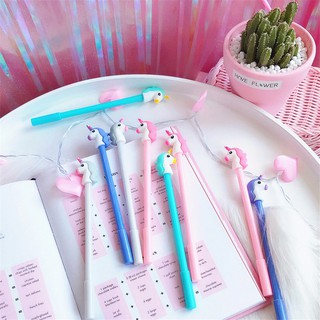 Bút gel Pony ngựa 1 sừng - mực đen ( cây)