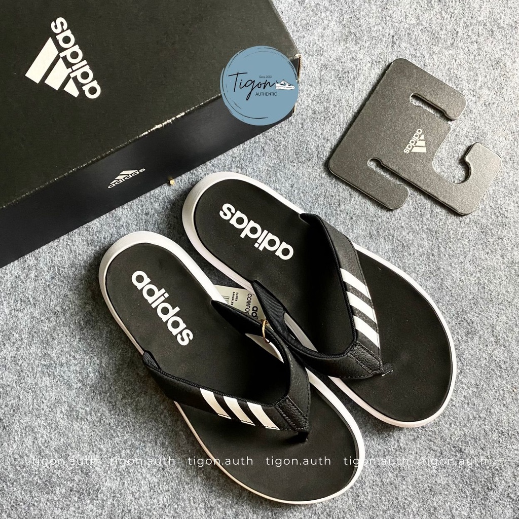 Dép Xỏ Ngón Adidas Chính Hãng - Dép Kẹp Adidas Auth - Adidas Comfort Flip Flops  Tigon.auth