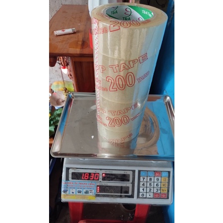 Băng keo 200ya 1.8kg đục và trong