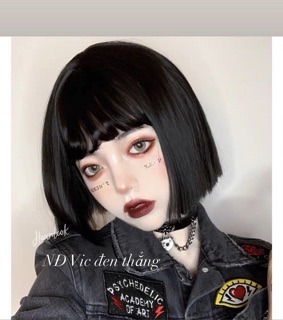 Tóc giả ngắn thẳng đơ 🥰FREESHIP😀 mã c113