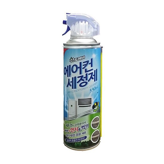 Chai xịt vệ sinh điều hòa Hàn Quốc Sandokkaebi 330 ml giúp không khí trong lành