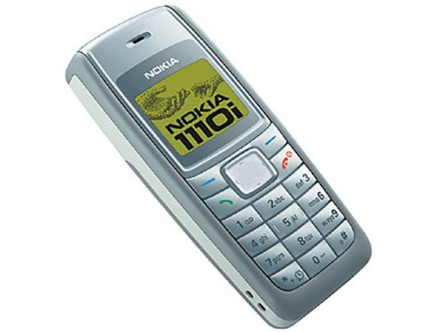 [Mã ELFLASH3 hoàn 10K xu đơn 20K] Điện thoại nokia 1110i chính hãng cũ 99% ( tặng pin và sạc )