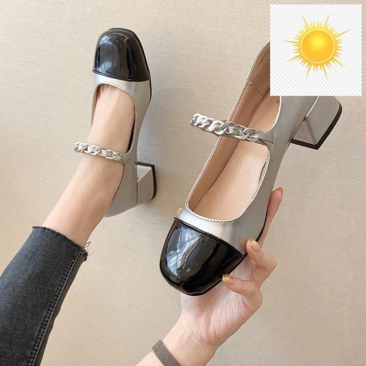 Giày Cao Gót Phong Cách Mary Jane Thời Trang Cho Nữ