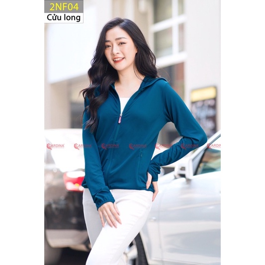 ☾Áo chống nắng nữ 1 lớp Cardina chất thun lạnh cao cấp bảo vệ làn da | BigBuy360 - bigbuy360.vn