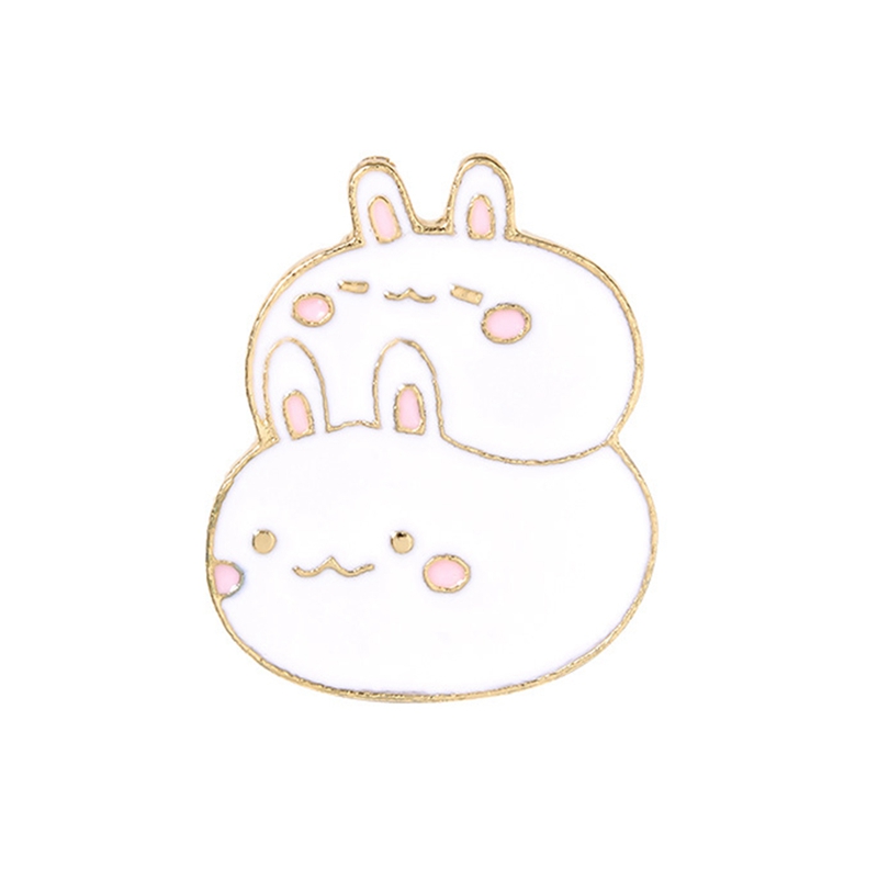 Ghim Cài Áo Hình Thỏ Xinh Xắn Dùng Để Trang Trí Quần Áo