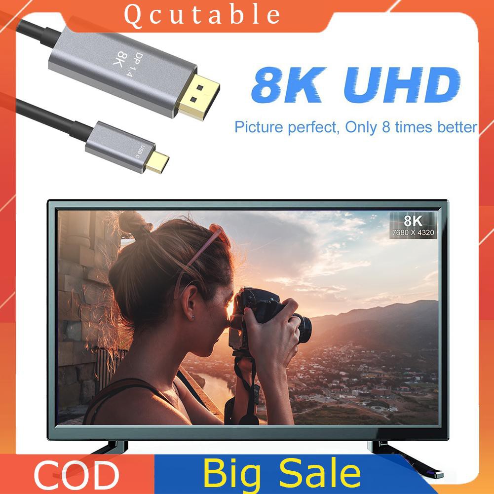 Cáp Chuyển Đổi Usb C Dp 1.4 Sang Displayport 1.4 8k