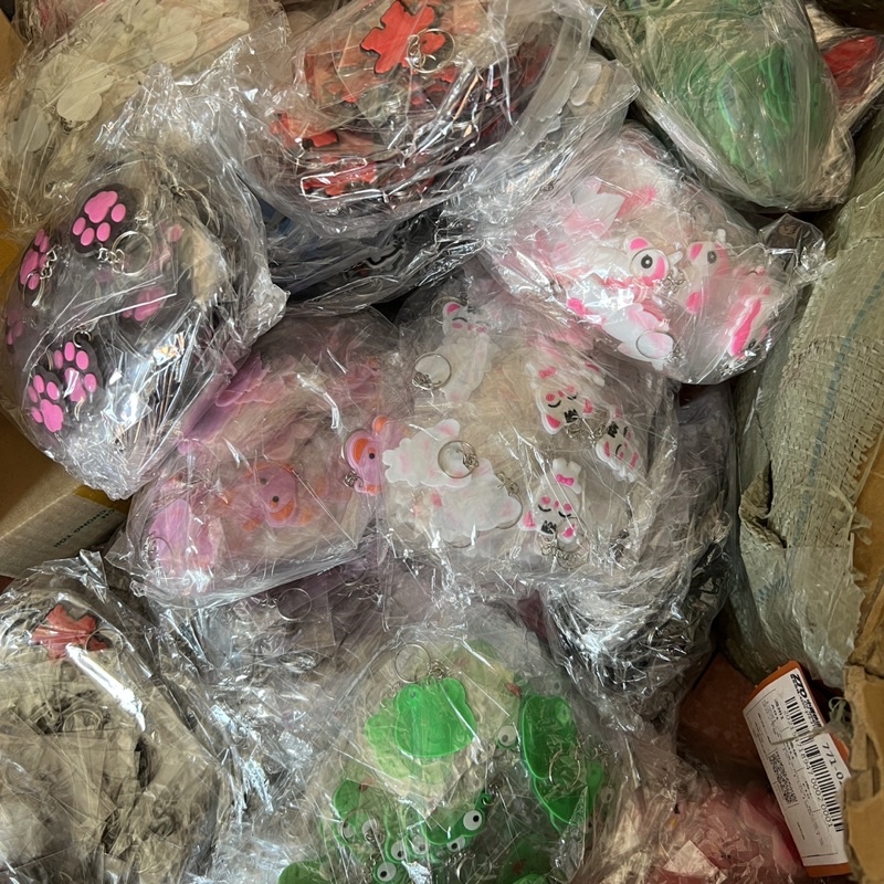 Combo 100c Móc Khoá mini Silicon nhỏ chibi dễ thương