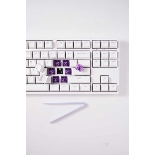 Bàn phím AKKO 5087 RGB ASA – White Foam tiêu âm / Hotswap / AKKO CS Jelly switch