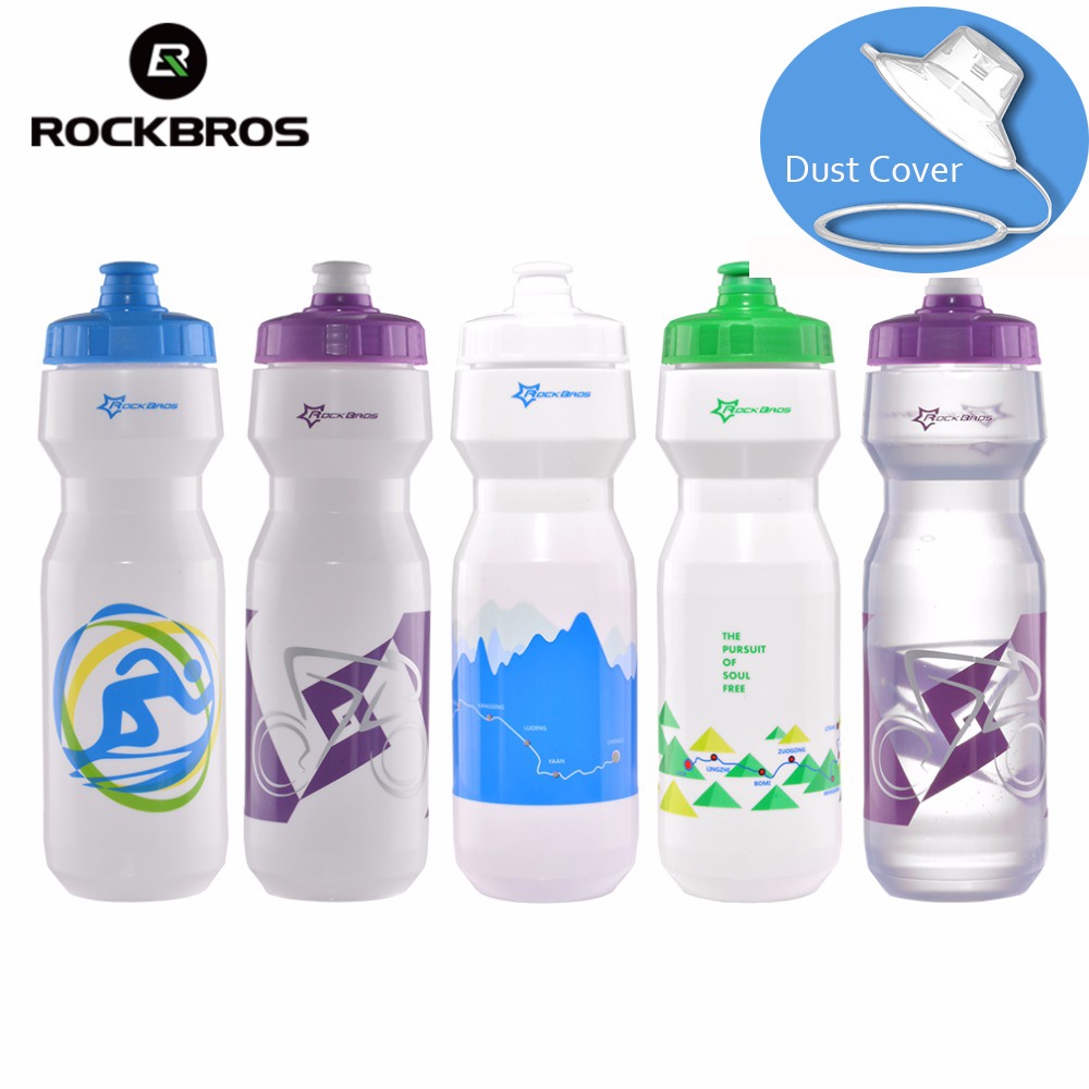 Chai nước thể thao Rockbros bằng nhựa dung tích 750ml tiện dụng tùy chọn màu sắc