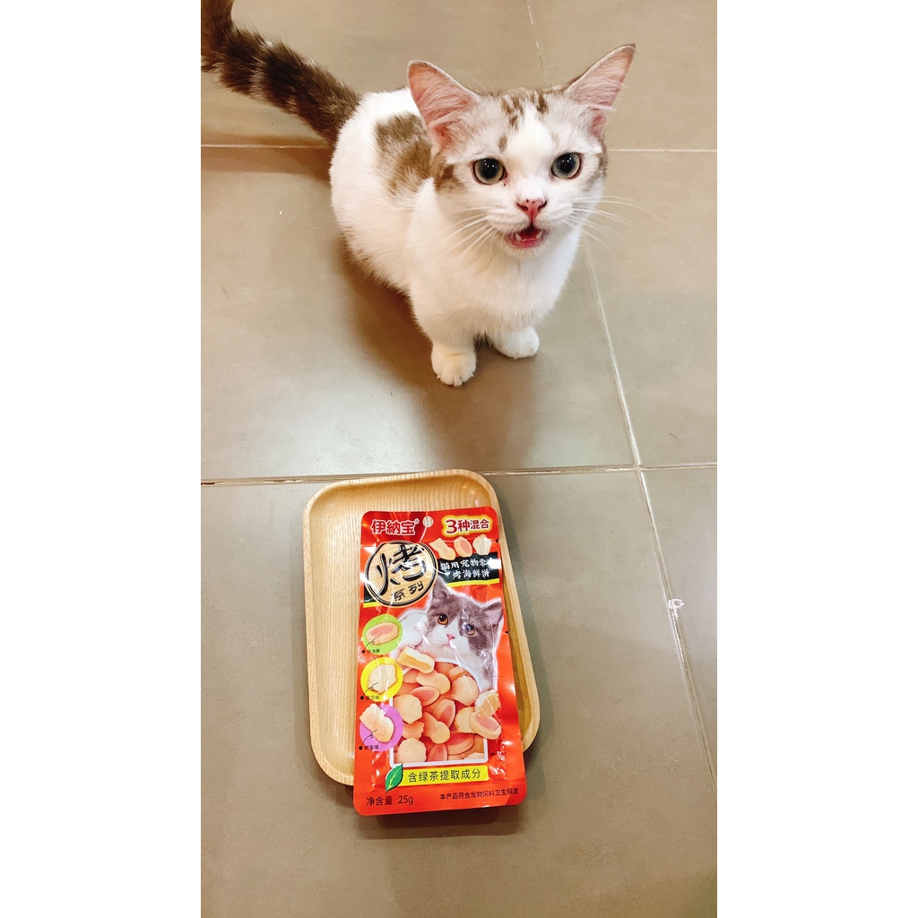 BÁNH THƯỞNG INABA 25GRAM/TÚI CỰC THƠM NGON CHO MÈO