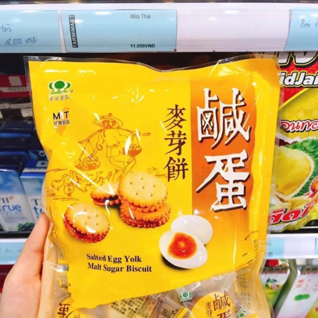 Bánh quy trứng muối Đài Loan 110k/ gói 500g