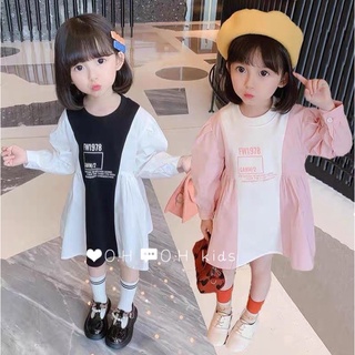 Váy cotton dài tay phối sơ mi siêu xinh(kèm ảnh thật và video)