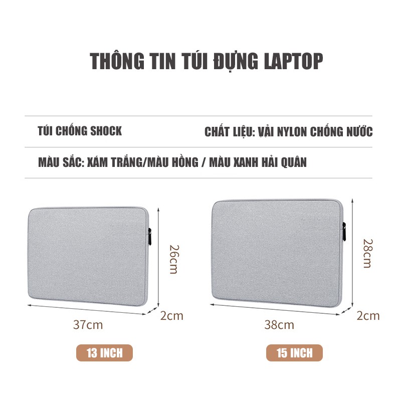 Túi Chống Sốc Laptop giá rẻ 13.3 Inch, 15 Inch